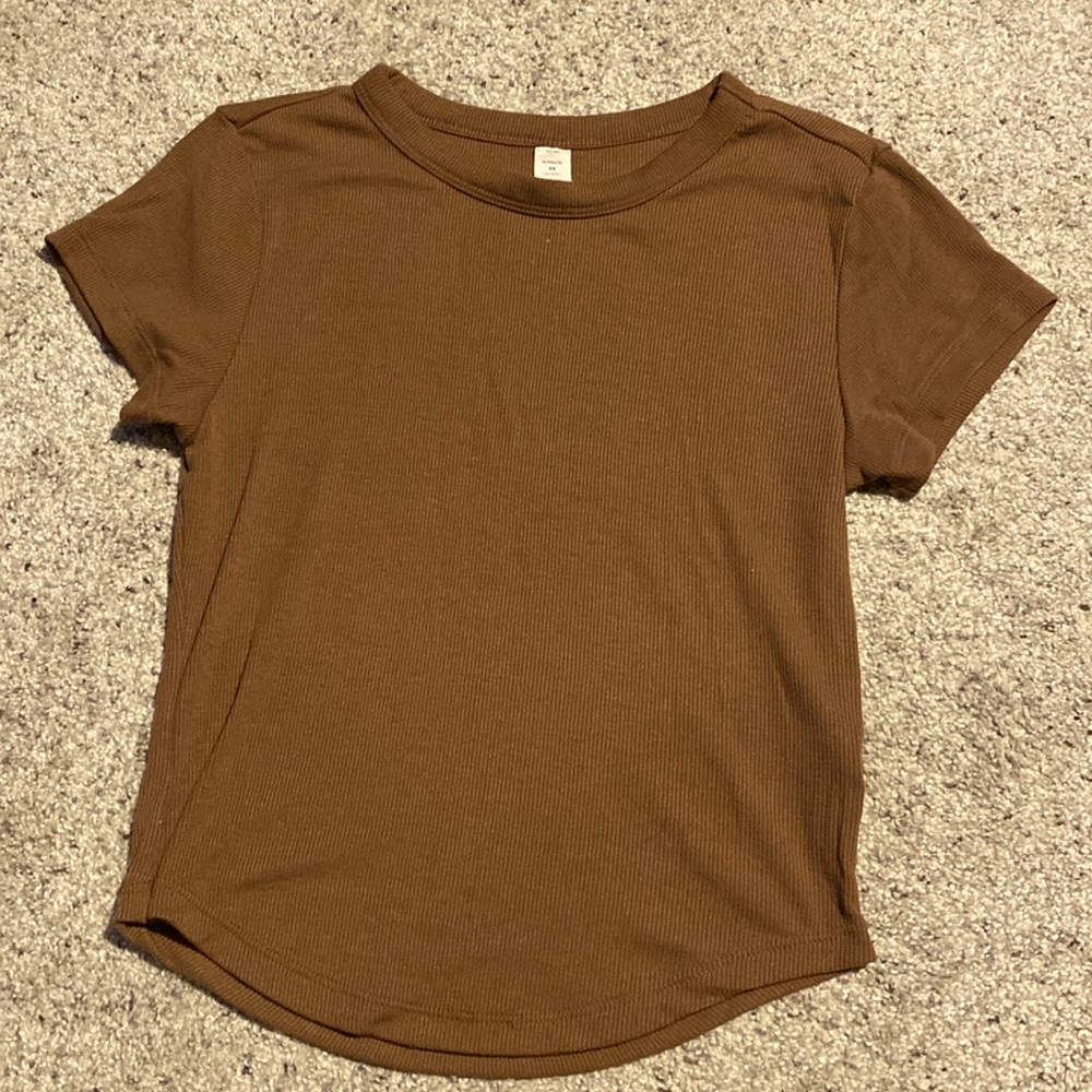 Brown Basic Tee